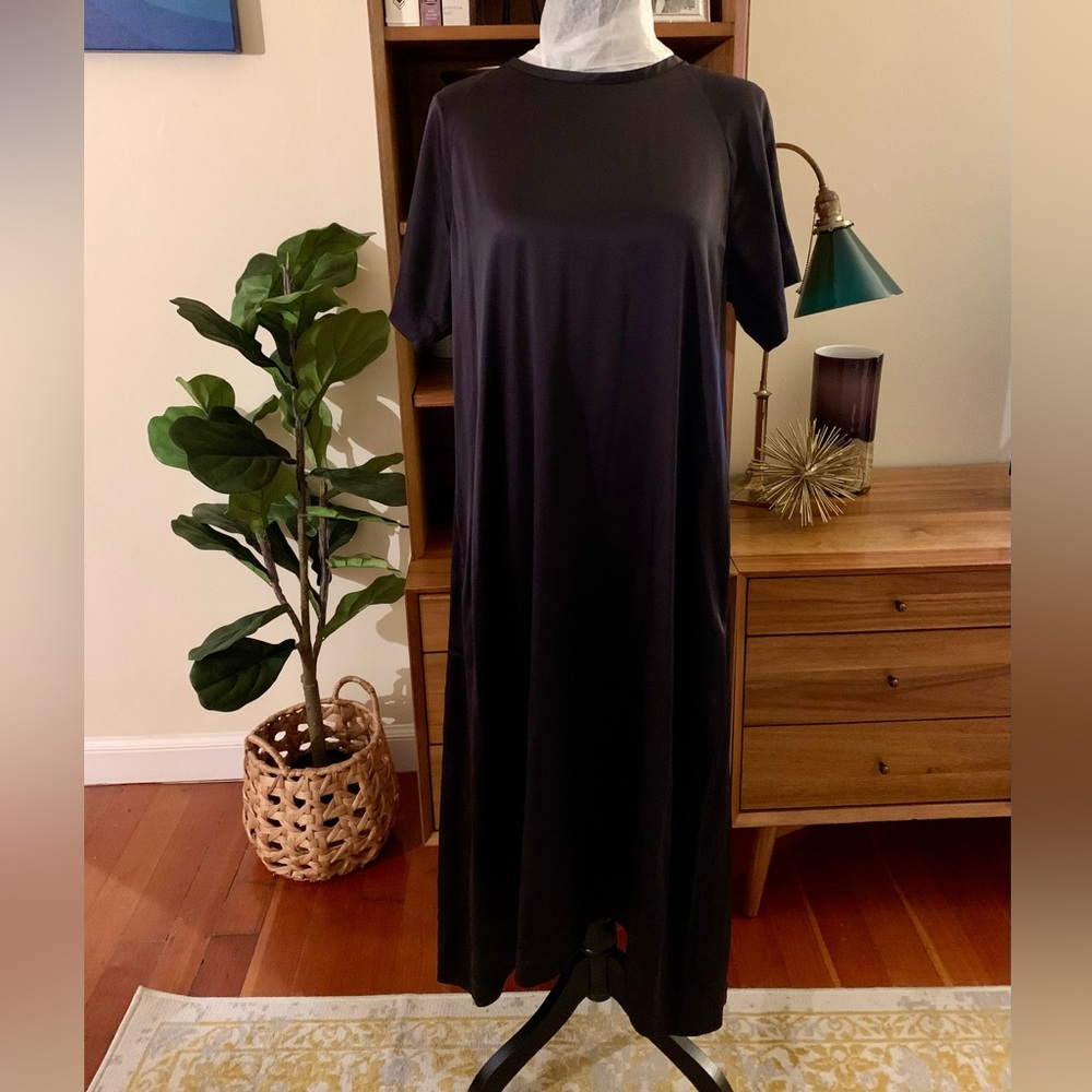 Noel Asmar Black Silk Dress Size M